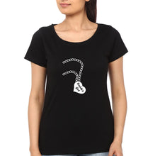Load image into Gallery viewer, Key Chain, Heart Father and Daughter Matching T-Shirt- KidsFashionVilla
