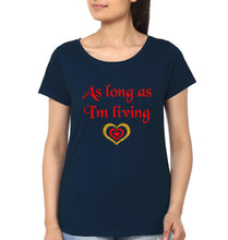 Load image into Gallery viewer, As Long As I&#39;M Living Your Baby I&#39;ll Be Mother and Son Matching T-Shirt- KidsFashionVilla

