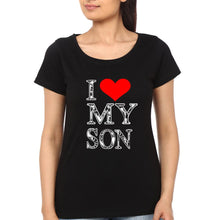 Load image into Gallery viewer, I Love My Mom I Love My son Mother and Son Matching T-Shirt- KidsFashionVilla
