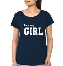 Load image into Gallery viewer, Amazing Dad Amazing Girl Father and Daughter Matching T-Shirt- KidsFashionVilla
