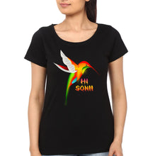 Load image into Gallery viewer, Hi Mom Hi Son Mother and Son Matching T-Shirt- KidsFashionVilla
