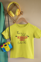 Load image into Gallery viewer, Awesome Mom Son Mother And Son Yellow Matching T-Shirt- KidsFashionVilla

