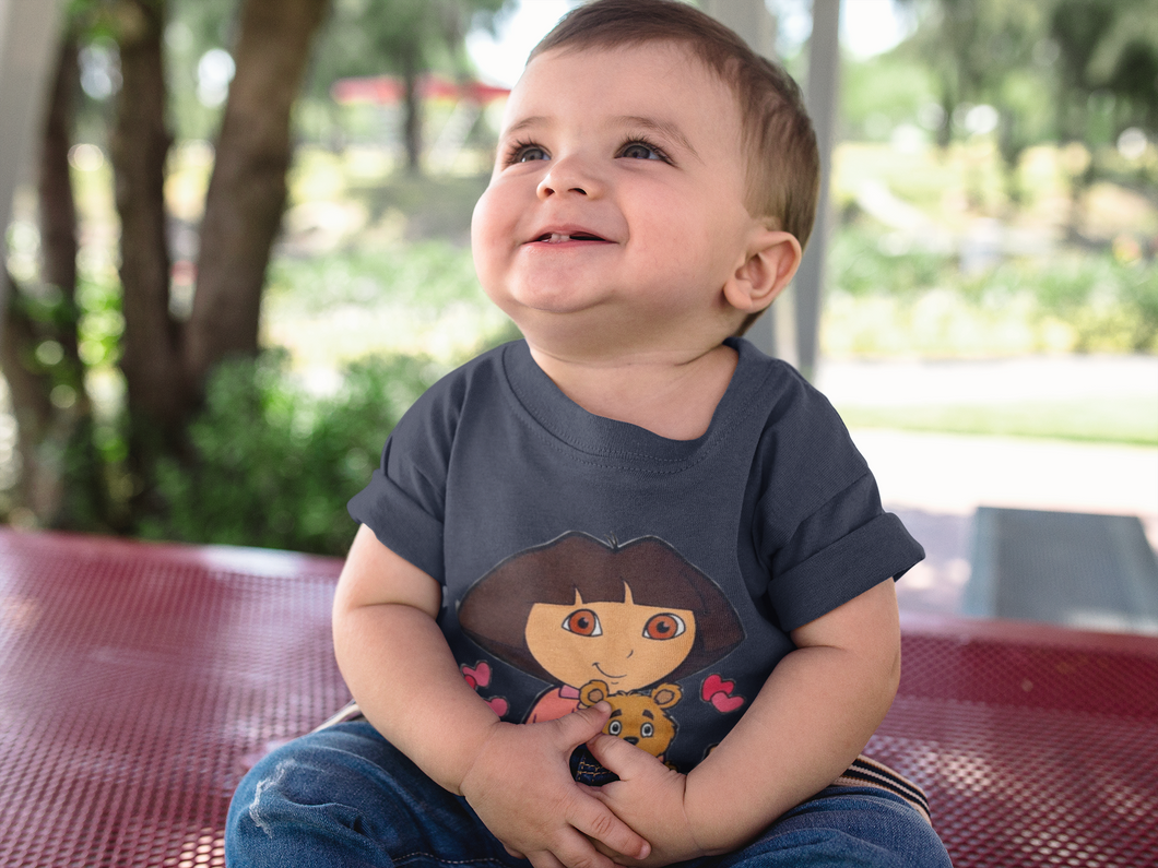Cute Cartoon Half Sleeves T-Shirt for Boy-KidsFashionVilla