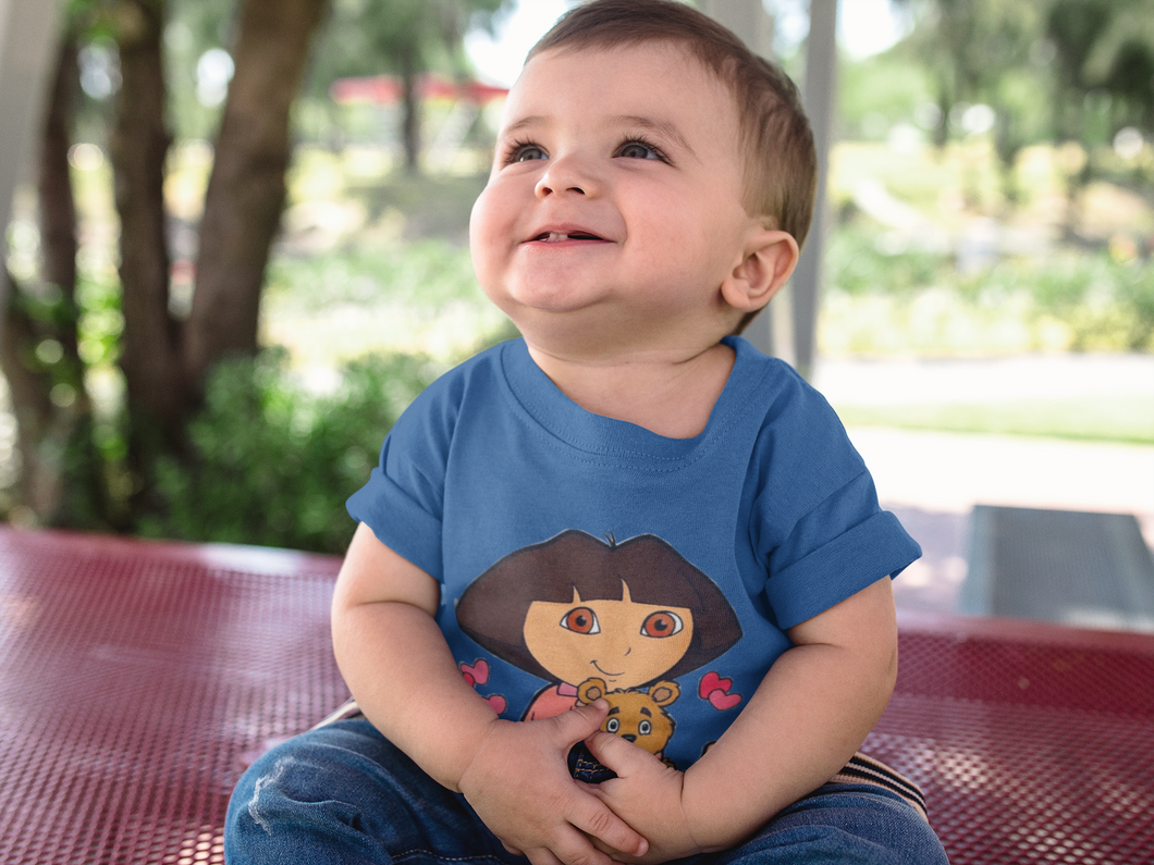 Cute Cartoon Half Sleeves T-Shirt for Boy-KidsFashionVilla