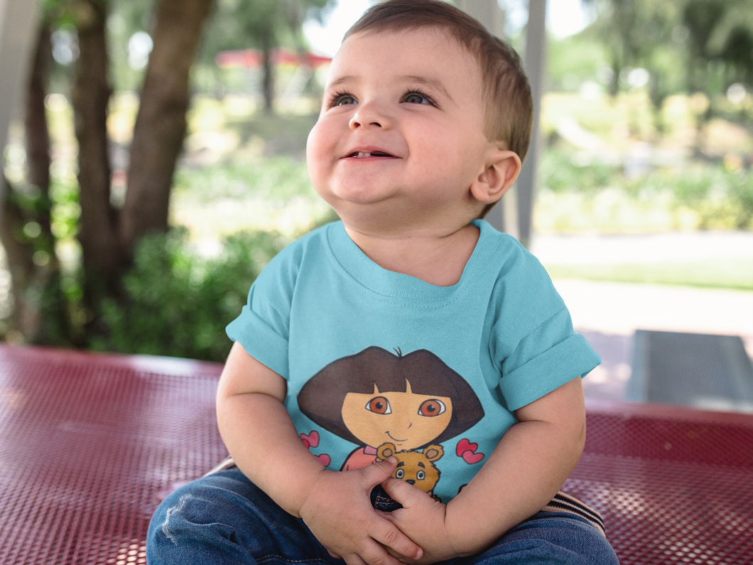 Cute Cartoon Half Sleeves T-Shirt for Boy-KidsFashionVilla