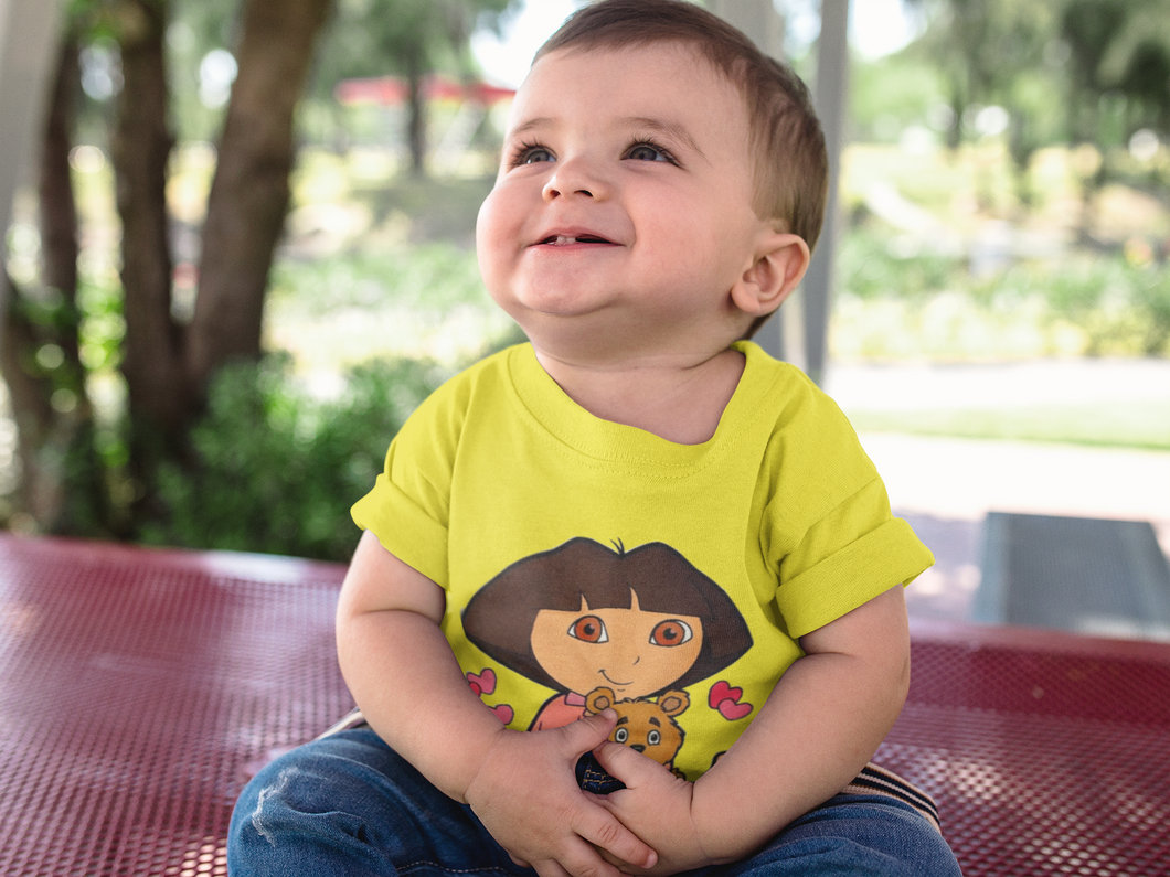 Cute Cartoon Half Sleeves T-Shirt for Boy-KidsFashionVilla