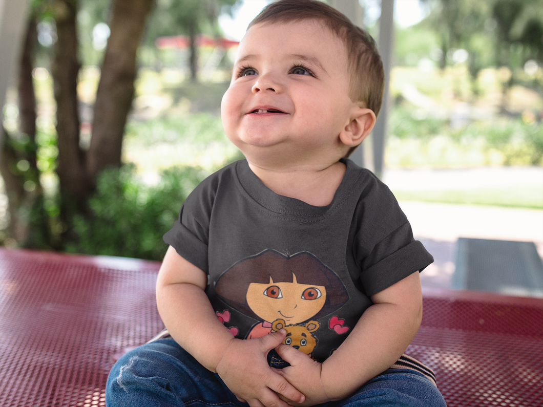 Cute Cartoon Half Sleeves T-Shirt for Boy-KidsFashionVilla