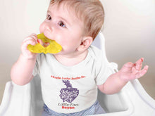Load image into Gallery viewer, Custom Name IPL KKR Kolkata Knight Riders Korbo Lorbo Jeetbo Re Rompers for Baby Boy- KidsFashionVilla
