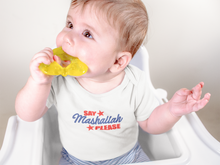 Load image into Gallery viewer, Say Mashallah Please Eid Rompers for Baby Boy- KidsFashionVilla
