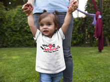 Load image into Gallery viewer, First Lohri With Papa Mumma Half Sleeves T-Shirt For Girls -KidsFashionVilla
