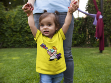 Load image into Gallery viewer, Cute Cartoon Half Sleeves T-Shirt For Girls -KidsFashionVilla
