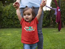 Load image into Gallery viewer, First Lohri With Papa Mumma Half Sleeves T-Shirt For Girls -KidsFashionVilla
