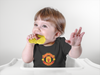 Manchester United Black Rompers for Baby Girl - KidsFashionVilla
