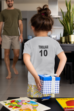 Load image into Gallery viewer, Tendulkar 10  Half Sleeves T-Shirt For Girls -KidsFashionVilla
