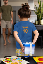 Load image into Gallery viewer, Tendulkar 10  Half Sleeves T-Shirt For Girls -KidsFashionVilla
