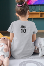 Load image into Gallery viewer, Messi 10 Half Sleeves T-Shirt For Girls -KidsFashionVilla
