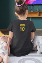 Load image into Gallery viewer, Messi 10 Half Sleeves T-Shirt For Girls -KidsFashionVilla
