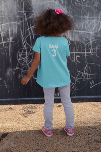 Raina 3 Half Sleeves T-Shirt For Girls -KidsFashionVilla