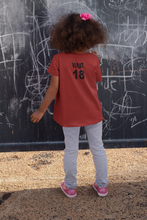 Load image into Gallery viewer, Virat 18 Half Sleeves T-Shirt For Girls -KidsFashionVilla
