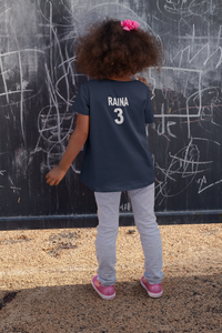 Raina 3 Half Sleeves T-Shirt For Girls -KidsFashionVilla