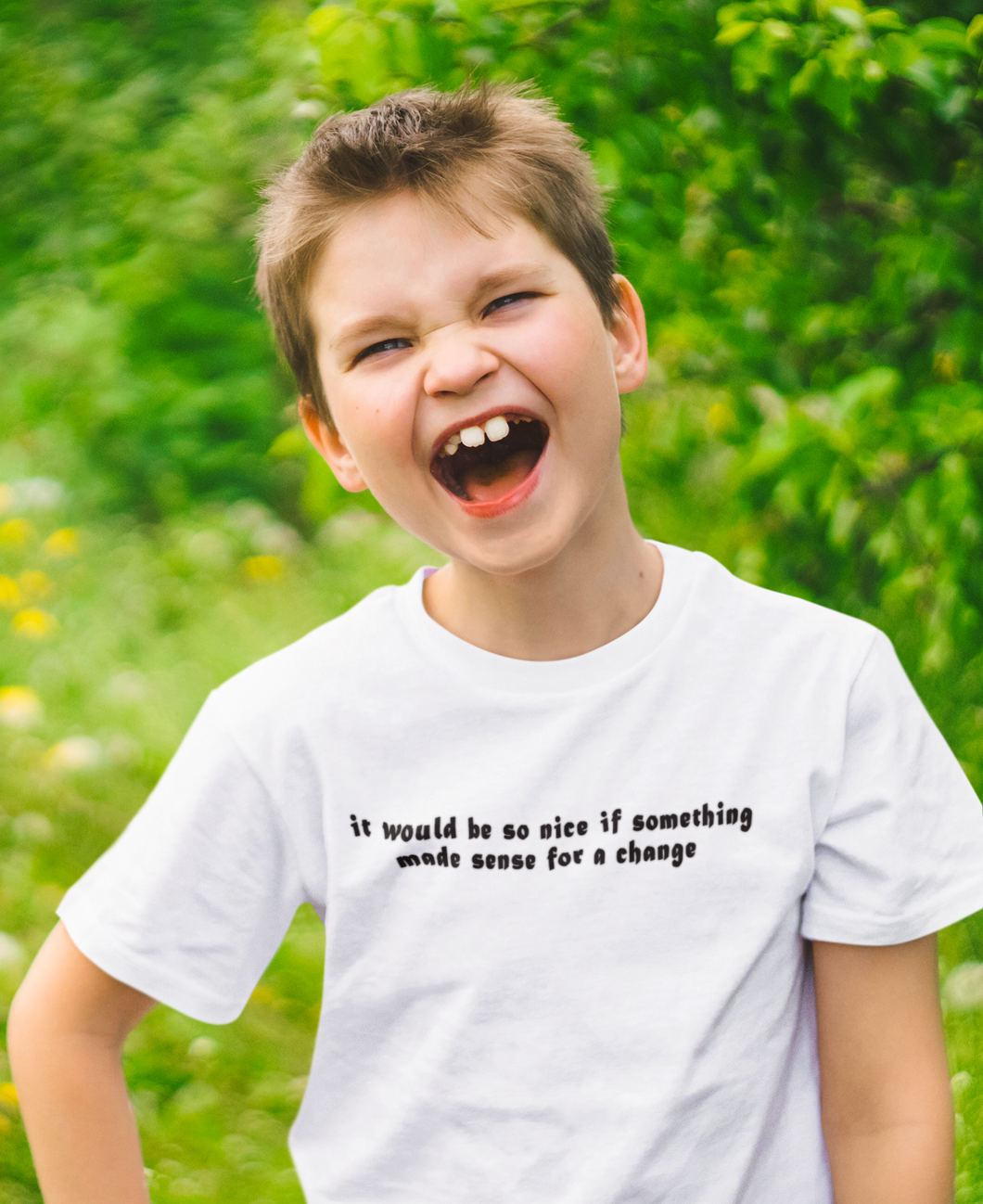 I Would Be So Nice Minimals Half Sleeves T-Shirt for Boy-KidsFashionVilla