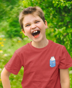 Milk Minimals Half Sleeves T-Shirt for Boy-KidsFashionVilla
