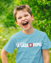 Load image into Gallery viewer, La Casa De Papel Money Heist Half Sleeves T-Shirt for Boy-KidsFashionVilla
