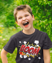 Load image into Gallery viewer, Boom Half Sleeves T-Shirt for Boy-KidsFashionVilla
