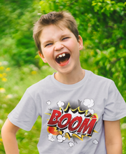 Load image into Gallery viewer, Boom Half Sleeves T-Shirt for Boy-KidsFashionVilla
