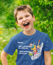 Load image into Gallery viewer, My Band Poem Half Sleeves T-Shirt for Boy-KidsFashionVilla
