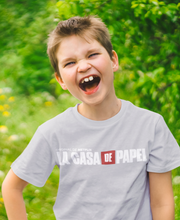 Load image into Gallery viewer, La Casa De Papel Money Heist Half Sleeves T-Shirt for Boy-KidsFashionVilla
