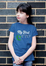 Load image into Gallery viewer, My 1st Eid Half Sleeves T-Shirt For Girls -KidsFashionVilla
