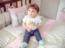 Load image into Gallery viewer, Princess Cartoon Rompers for Baby Girl- KidsFashionVilla

