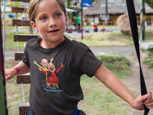 Load image into Gallery viewer, Cute Cartoon Half Sleeves T-Shirt For Girls -KidsFashionVilla

