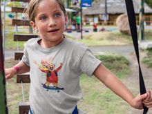 Load image into Gallery viewer, Cute Cartoon Half Sleeves T-Shirt For Girls -KidsFashionVilla
