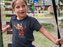 Load image into Gallery viewer, Cute Cartoon Half Sleeves T-Shirt For Girls -KidsFashionVilla
