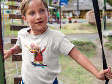 Load image into Gallery viewer, Cute Cartoon Half Sleeves T-Shirt For Girls -KidsFashionVilla

