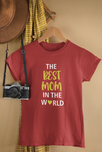Load image into Gallery viewer, Best Mom In The World Mother And Son Red Matching T-Shirt- KidsFashionVilla
