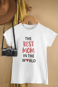 Best Mom In The World Mother And Son White Matching T-Shirt- KidsFashionVilla