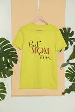 Load image into Gallery viewer, Best Mom Ever Mother And Son Yellow Matching T-Shirt- KidsFashionVilla

