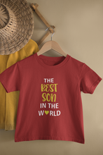 Load image into Gallery viewer, Best Mom In The World Mother And Son Red Matching T-Shirt- KidsFashionVilla
