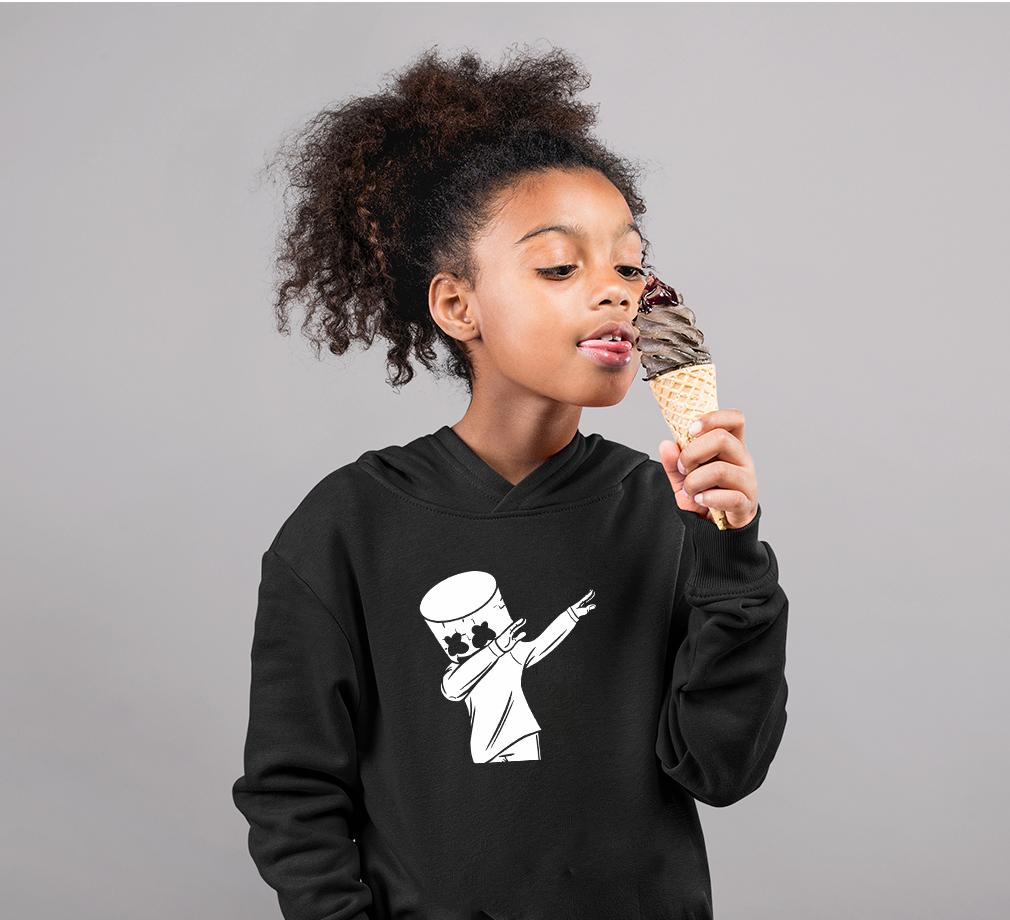 Dab Marshmello Girl Hoodies-KidsFashionVilla
