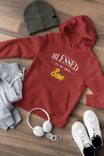 Load image into Gallery viewer, Blessed To Be His Mom Mother And Son Red Matching Hoodies- KidsFashionVilla
