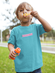 Destroy Your Feelings Minimals Half Sleeves T-Shirt for Boy-KidsFashionVilla