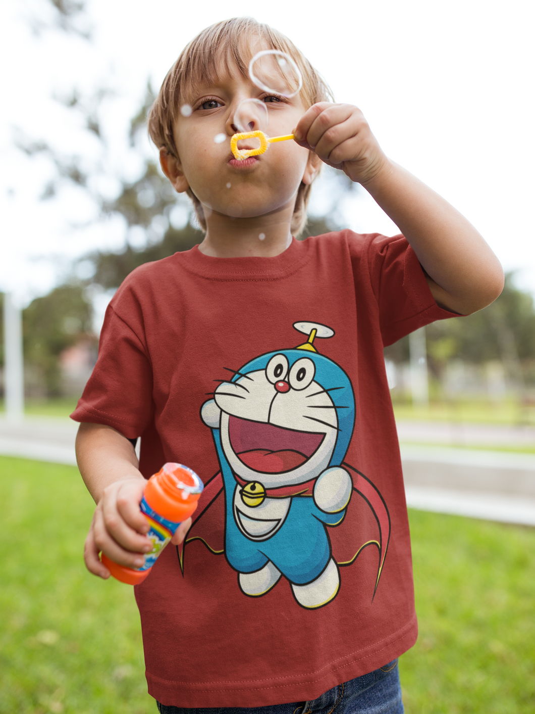 Cute Cartoon Half Sleeves T-Shirt for Boy-KidsFashionVilla