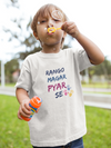 Rango Magar Pyar Se Holi Half Sleeves T-Shirt for Boy-KidsFashionVilla