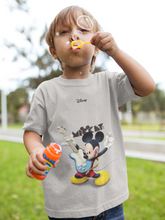 Load image into Gallery viewer, Playing Guitar Cartoon Half Sleeves T-Shirt for Boy-KidsFashionVilla
