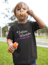 Load image into Gallery viewer, Salam World Eid Half Sleeves T-Shirt for Boy-KidsFashionVilla
