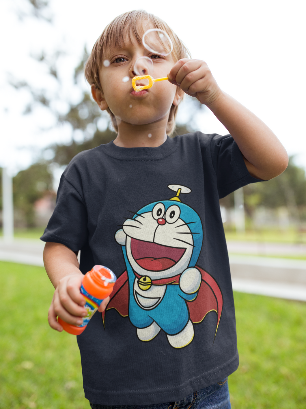 Cute Cartoon Half Sleeves T-Shirt for Boy-KidsFashionVilla