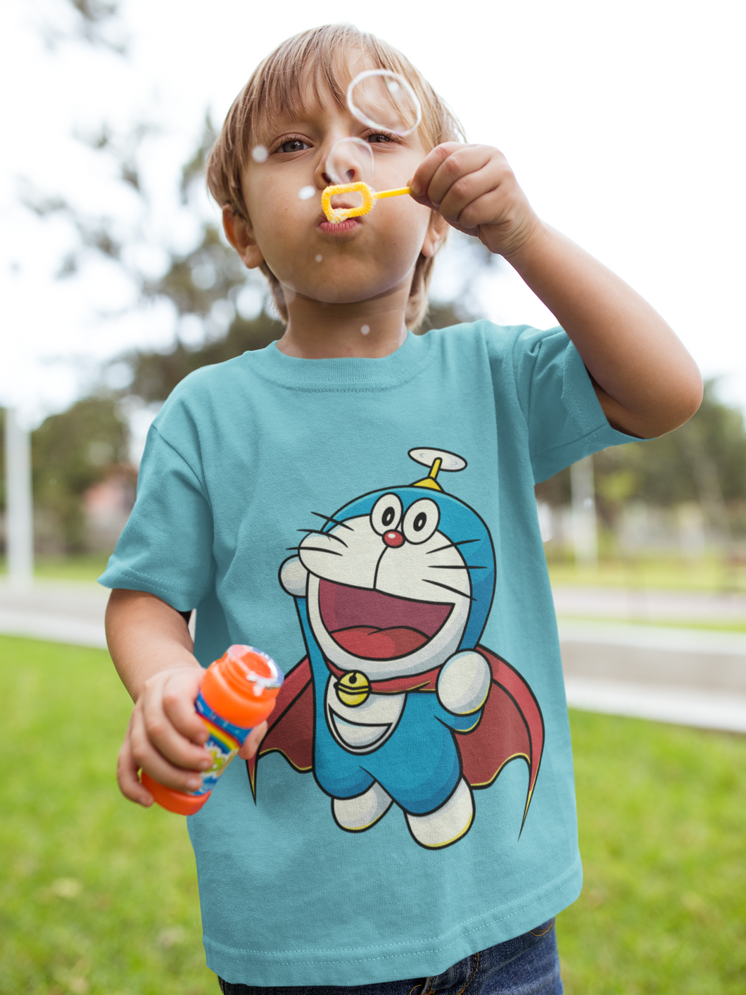 Cute Cartoon Half Sleeves T-Shirt for Boy-KidsFashionVilla